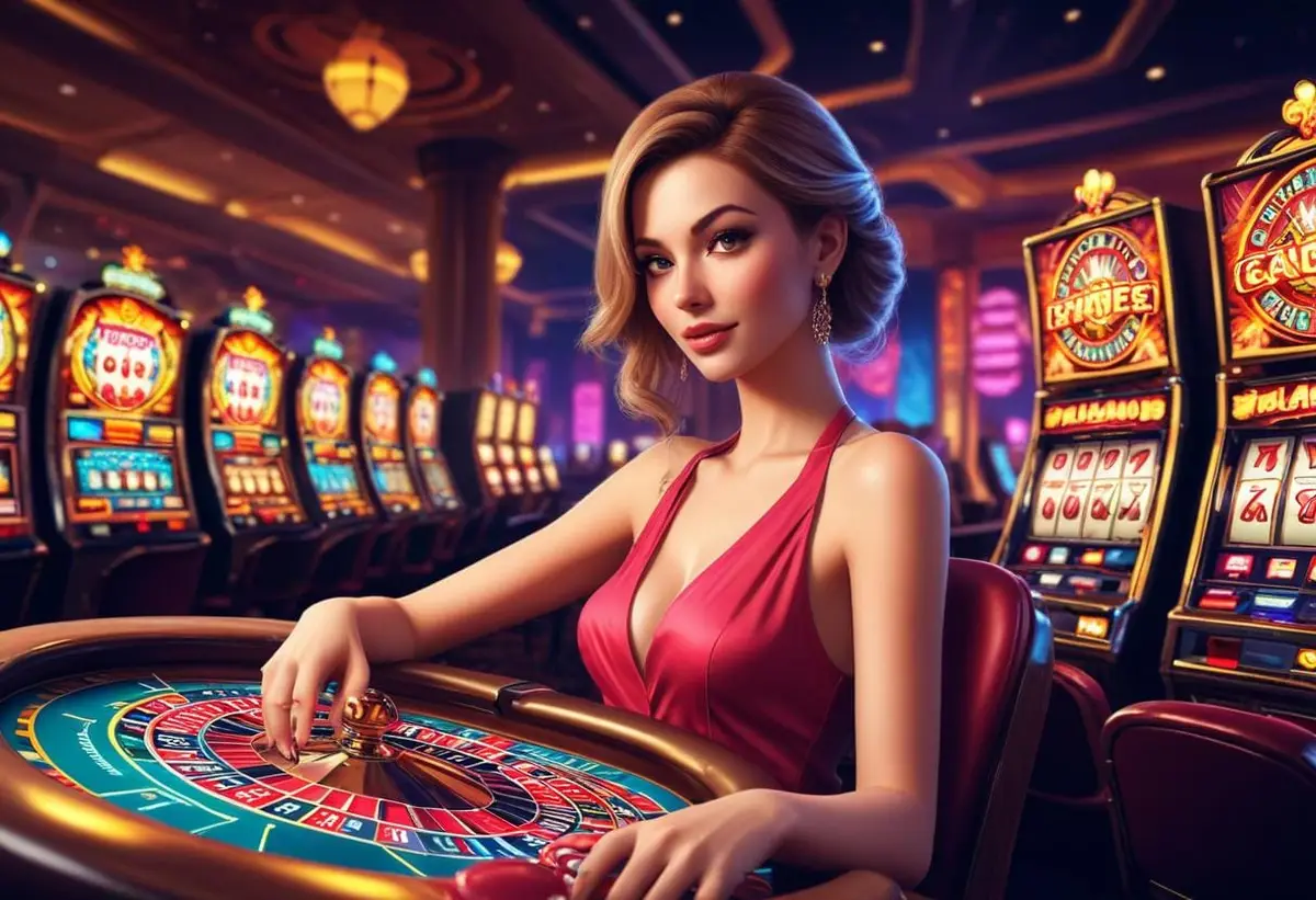 Casinospelen online illustration