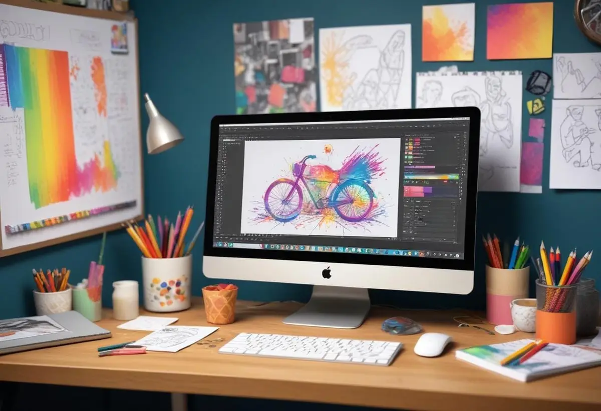 Redigera bilder enkelt och smidigt online! illustration
